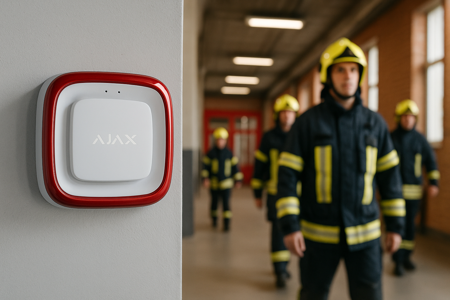 Akustische und optische Alarmierung in der Feuerwache