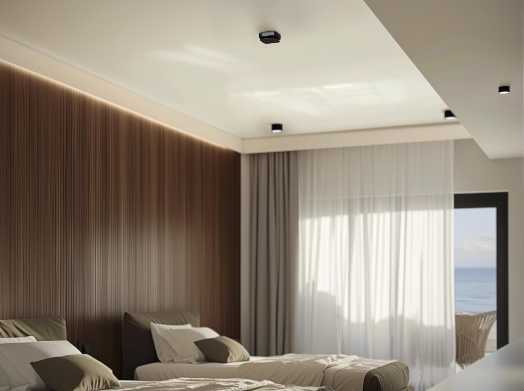 Rauchmelder in Hotelzimmern