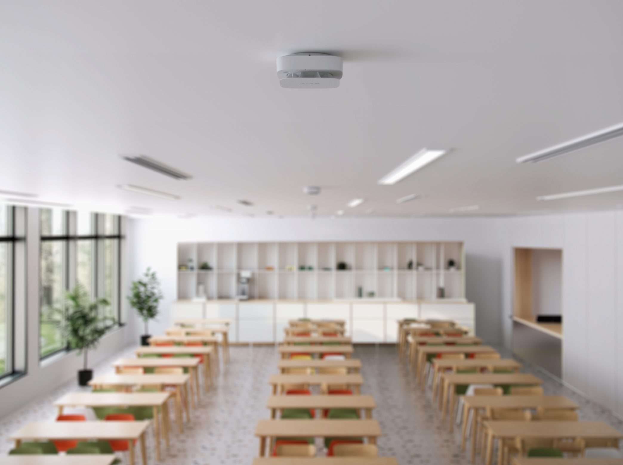 Rauchmelder in der Schule