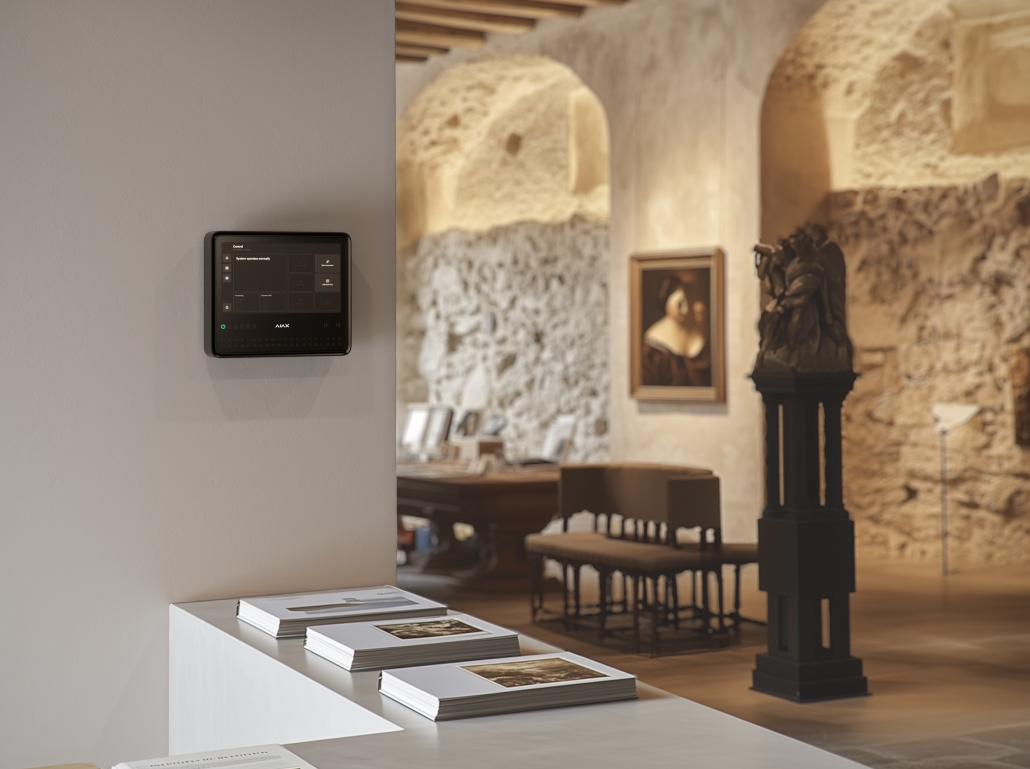 Brandwarnzentrale in der Pflegeeinrichtung